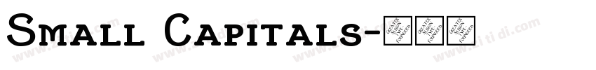 Small Capitals字体转换 Small Capitals字体转换